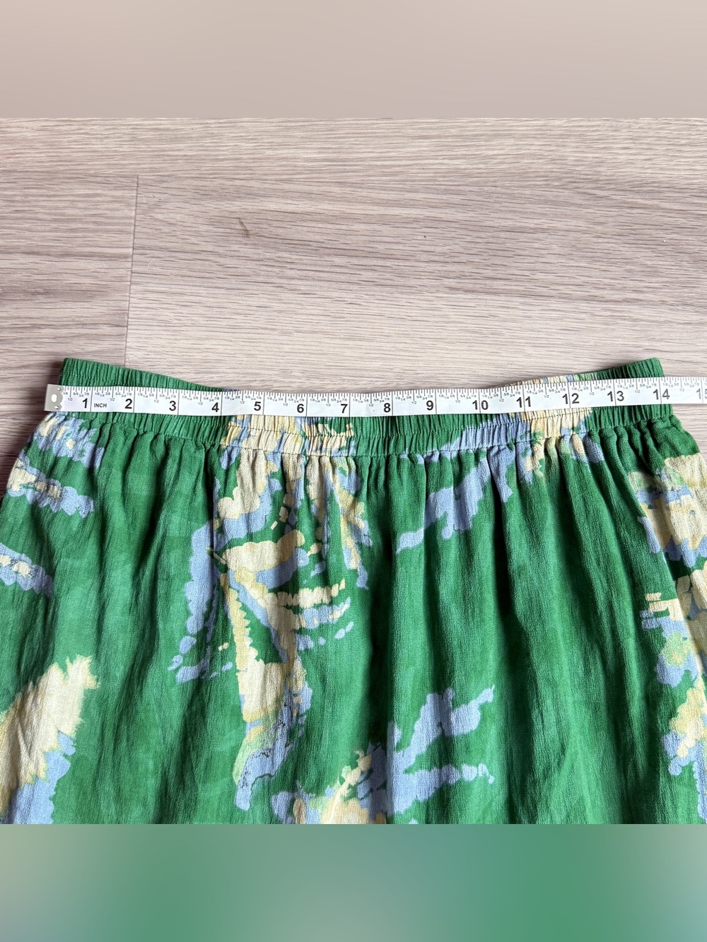 ba&sh Plarie Cotton Voile Tiered Midi Skirt | Green | FR 38 (US 6) - Picture 4 of 9